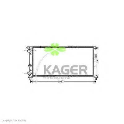 Радіатор, охолодження двигуна KAGER 31-0405