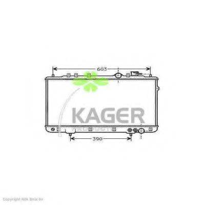 KAGER 310511 Радиатор, охлаждение двигателя