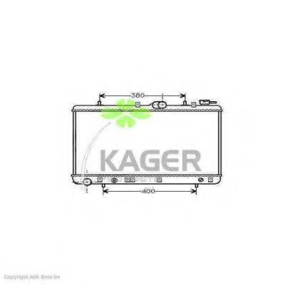 Радіатор, охолодження двигуна KAGER 31-0512