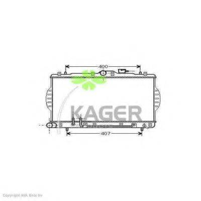 Радіатор, охолодження двигуна KAGER 31-0514