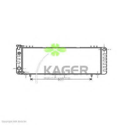 KAGER 310548 Радиатор, охлаждение двигателя