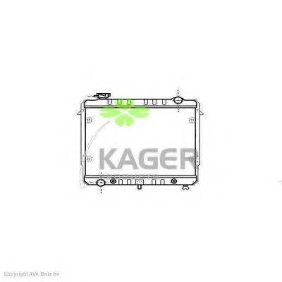 Радіатор, охолодження двигуна KAGER 31-0549