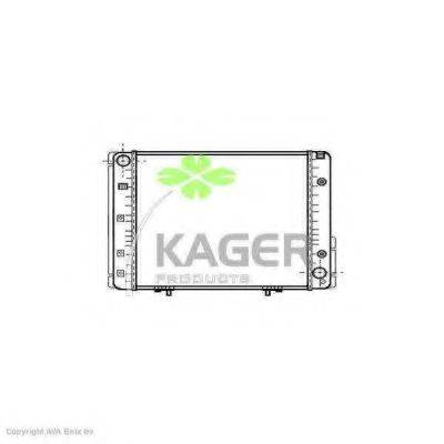 KAGER 310590 Радиатор, охлаждение двигателя