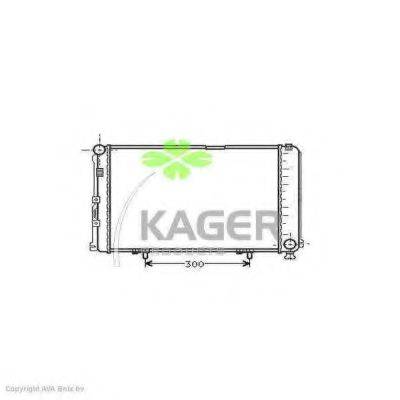 KAGER 310592 Радіатор, охолодження двигуна