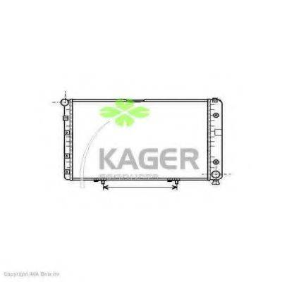 KAGER 310598 Радиатор, охлаждение двигателя