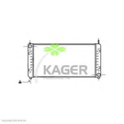 Радиатор, охлаждение двигателя KAGER 31-0609