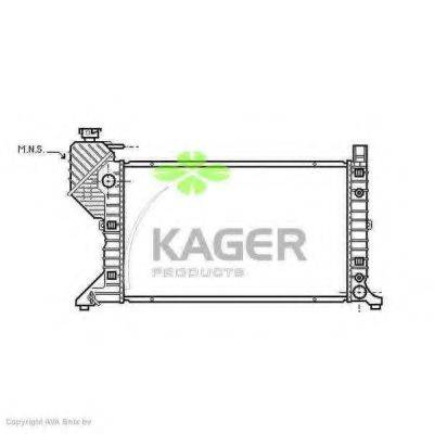 Радиатор, охлаждение двигателя KAGER 31-0616
