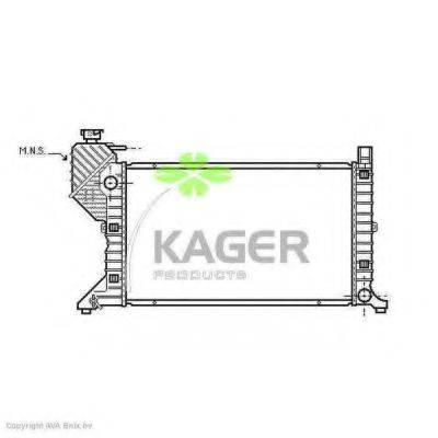 KAGER 310617 Радиатор, охлаждение двигателя
