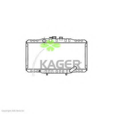 Радіатор, охолодження двигуна KAGER 31-0661