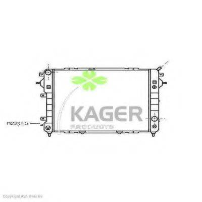 KAGER 310752 Радиатор, охлаждение двигателя