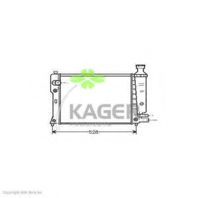 Радіатор, охолодження двигуна KAGER 31-0843