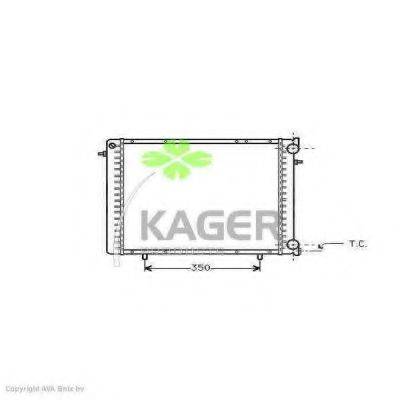 Радиатор, охлаждение двигателя KAGER 31-0909