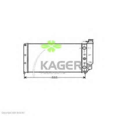 KAGER 310916 Радиатор, охлаждение двигателя
