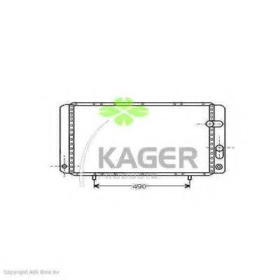 Радиатор, охлаждение двигателя KAGER 31-0925