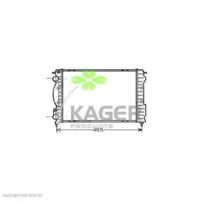 KAGER 310929 Радиатор, охлаждение двигателя
