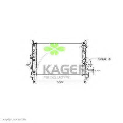 Радиатор, охлаждение двигателя KAGER 31-0950