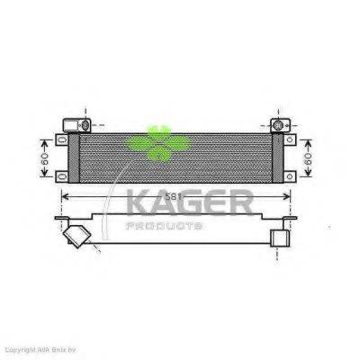 масляный радиатор, двигательное масло KAGER 31-0987