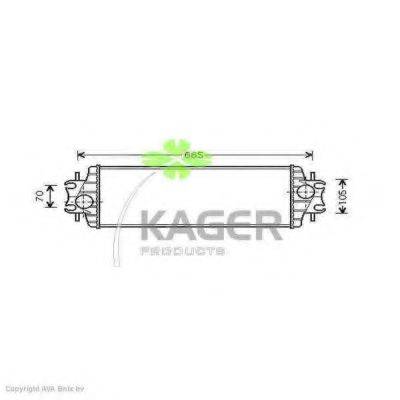 KAGER 310991 Интеркулер