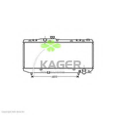 KAGER 311087 Радиатор, охлаждение двигателя