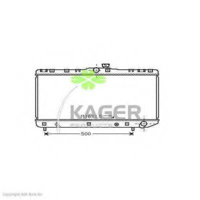 Радіатор, охолодження двигуна KAGER 31-1101