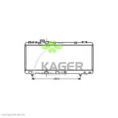 KAGER 311116 Радіатор, охолодження двигуна