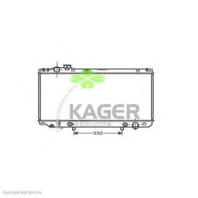 Радіатор, охолодження двигуна KAGER 31-1137