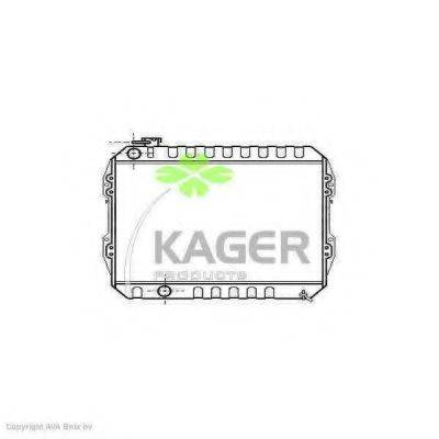 KAGER 311187 Радіатор, охолодження двигуна