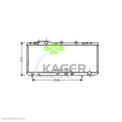 KAGER 312056 Радиатор, охлаждение двигателя