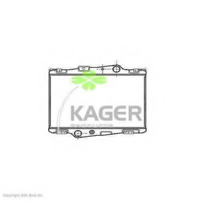 KAGER 313504 Радиатор, охлаждение двигателя