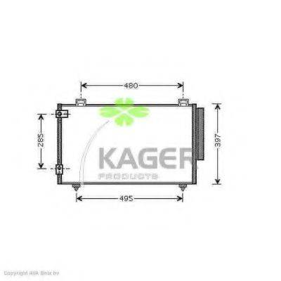 KAGER 945355 Конденсатор, кондиціонер