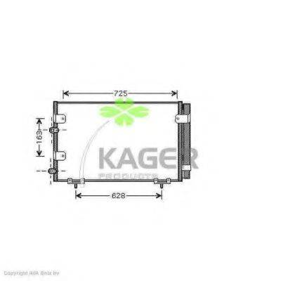 KAGER 945356 Конденсатор, кондиціонер