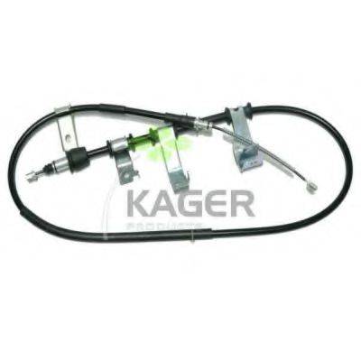 Трос, стояночная тормозная система KAGER 19-6144
