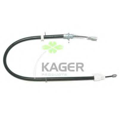 Трос, стояночная тормозная система KAGER 19-6251
