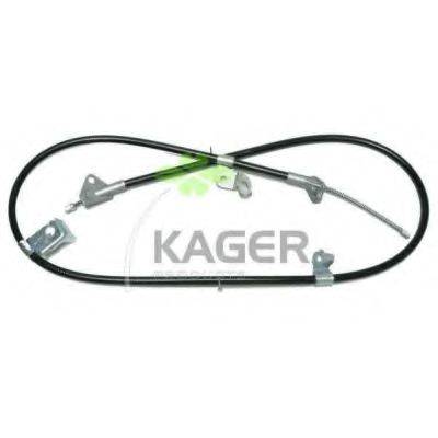 Трос, стояночная тормозная система KAGER 19-6544