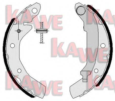 Комплект тормозных колодок KAWE 07260