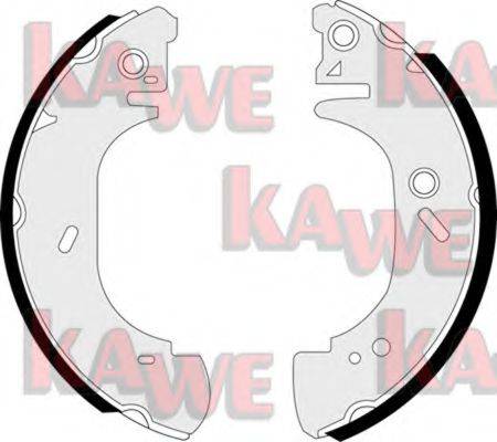 Комплект тормозных колодок KAWE 07410