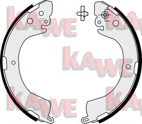 KAWE 07620 Комплект тормозных колодок