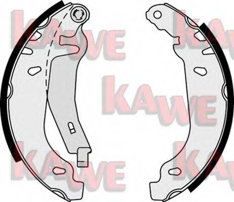 Комплект гальмівних колодок KAWE 07830