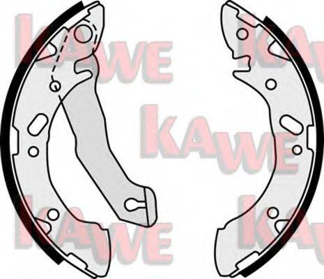 Комплект гальмівних колодок KAWE 07870