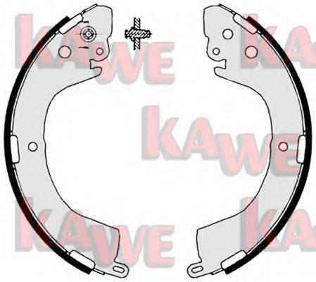 Комплект гальмівних колодок KAWE 07890