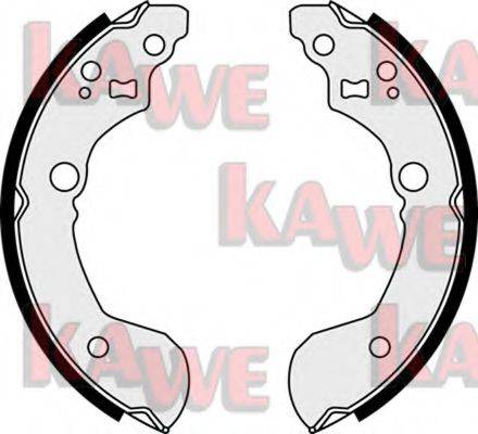 Комплект тормозных колодок KAWE 07900