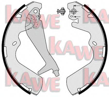KAWE 08240 Комплект тормозных колодок
