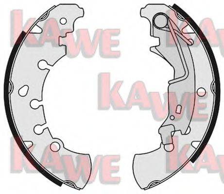 KAWE 09120 Комплект тормозных колодок