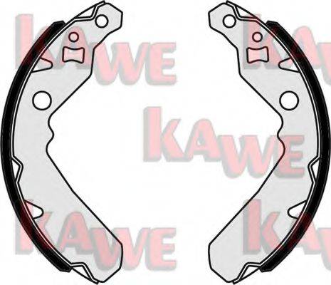 Комплект тормозных колодок KAWE 09390
