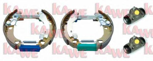 Комплект гальмівних колодок KAWE OEK363