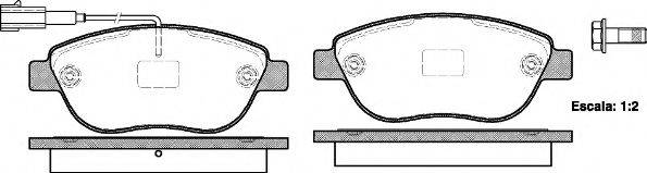 KAWE 085911 Комплект тормозных колодок, дисковый тормоз