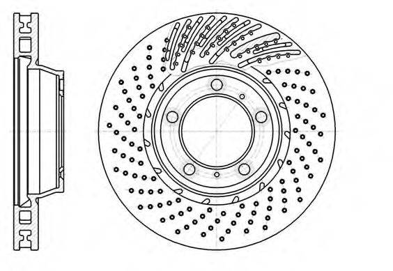 KAWE 6119611 Тормозной диск