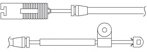 Сигнализатор, износ тормозных колодок KAWE WS0201A
