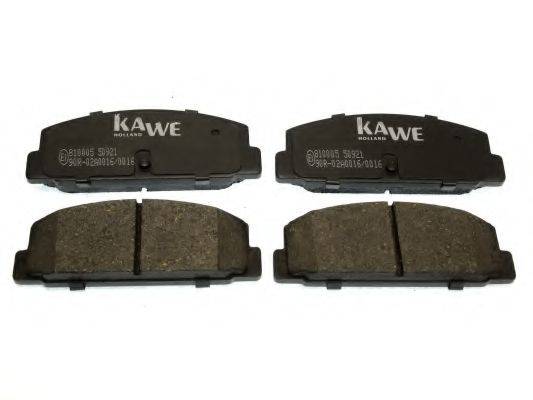 KAWE 810005 Комплект тормозных колодок, дисковый тормоз