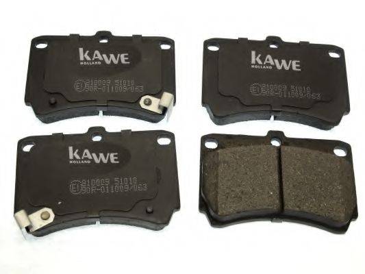 KAWE 810009 Комплект тормозных колодок, дисковый тормоз